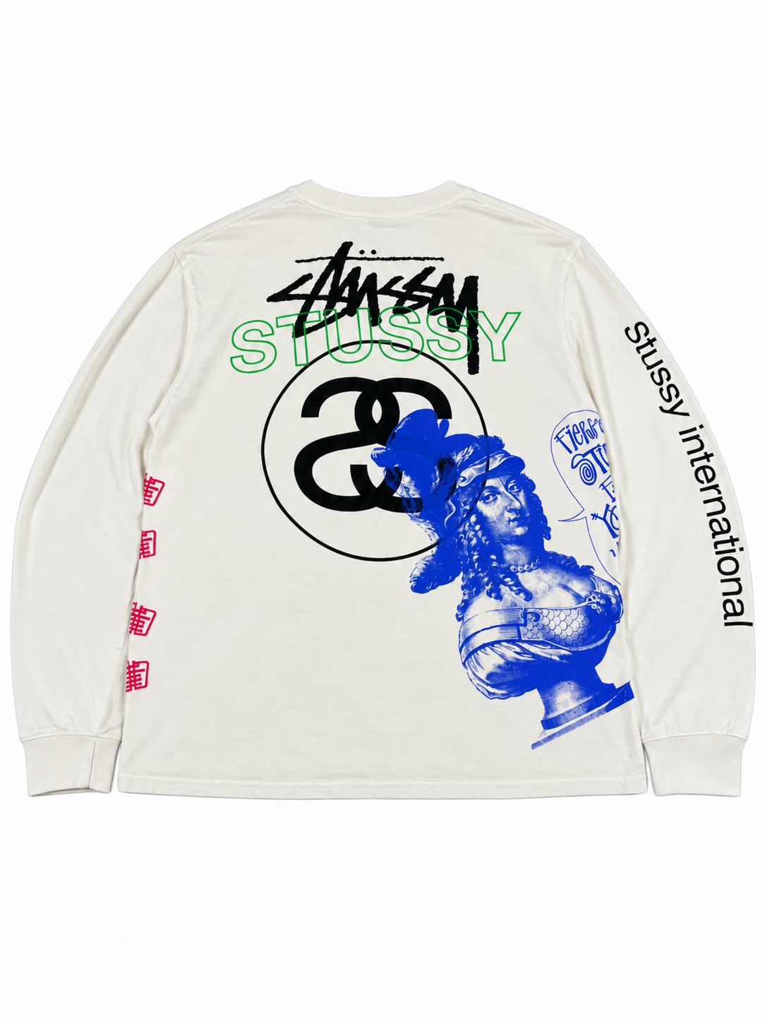 Stüssy Gallery LS Tee Graphic Long Sleeve "White" (L)