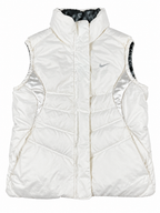 Nike Puffer Vest Reversible Vintage 2000s "White" (XS)