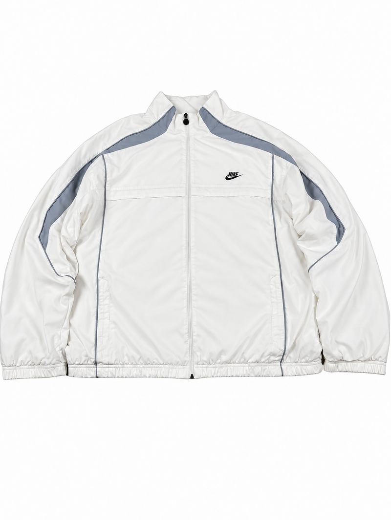 Nike TrackJacket Vintage Y2K 2000s "White" (XL)