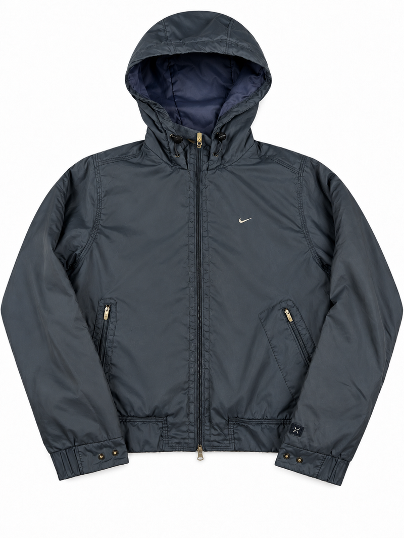 Doudoune Nike coupe courte vintage années 2000 "Gris" (M)