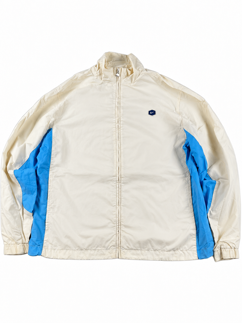 Veste de survêtement Nike vintage années 2000 "Blanc/Bleu" (XL)