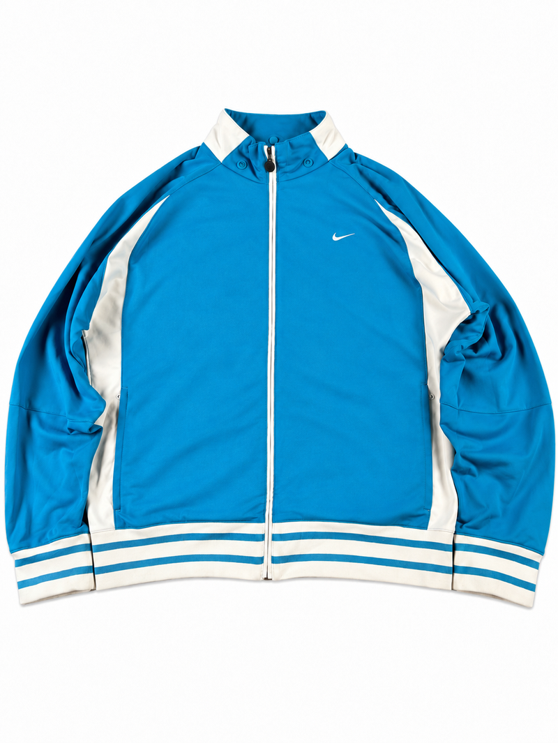 Veste de survêtement Nike vintage années 2000 "Bleu/Blanc" (M)