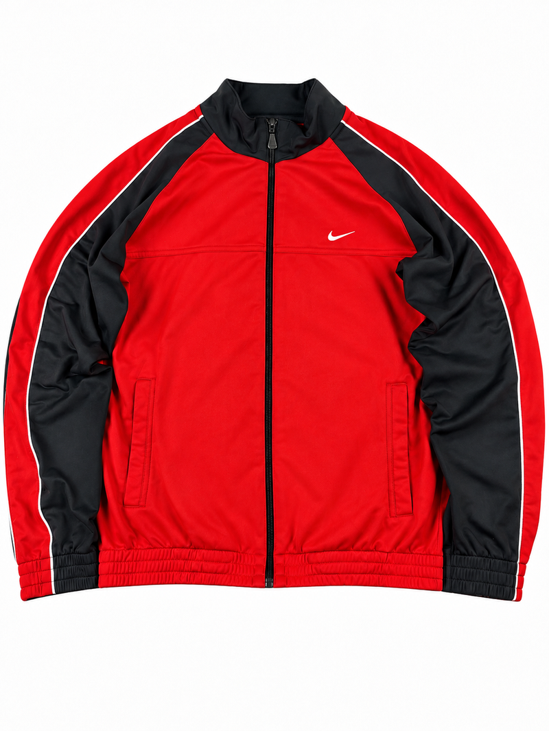 Veste de survêtement Nike vintage années 2000 "Rouge/Gris" (S)