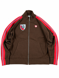 Veste de survêtement Nike vintage années 2000 "Marron/Rouge" (L)