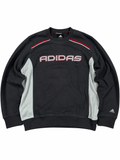 Adidas Hoodie Vintage 2000s "Gray/Red" (S)