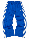 Pantalón de chándal Adidas 3 bandas vintage años 2000 "Azul/Blanco" (L)