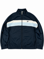Nike Zipper/Hoodie Vintage 2000s "Navy/White" (M)