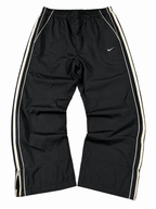 Pantalon de survêtement Nike vintage années 2000 « Noir/Beige » (M)