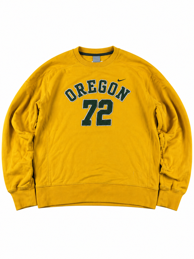 Sweat à capuche Nike Oregon 72 vintage années 2000 « Jaune/Vert » (L)