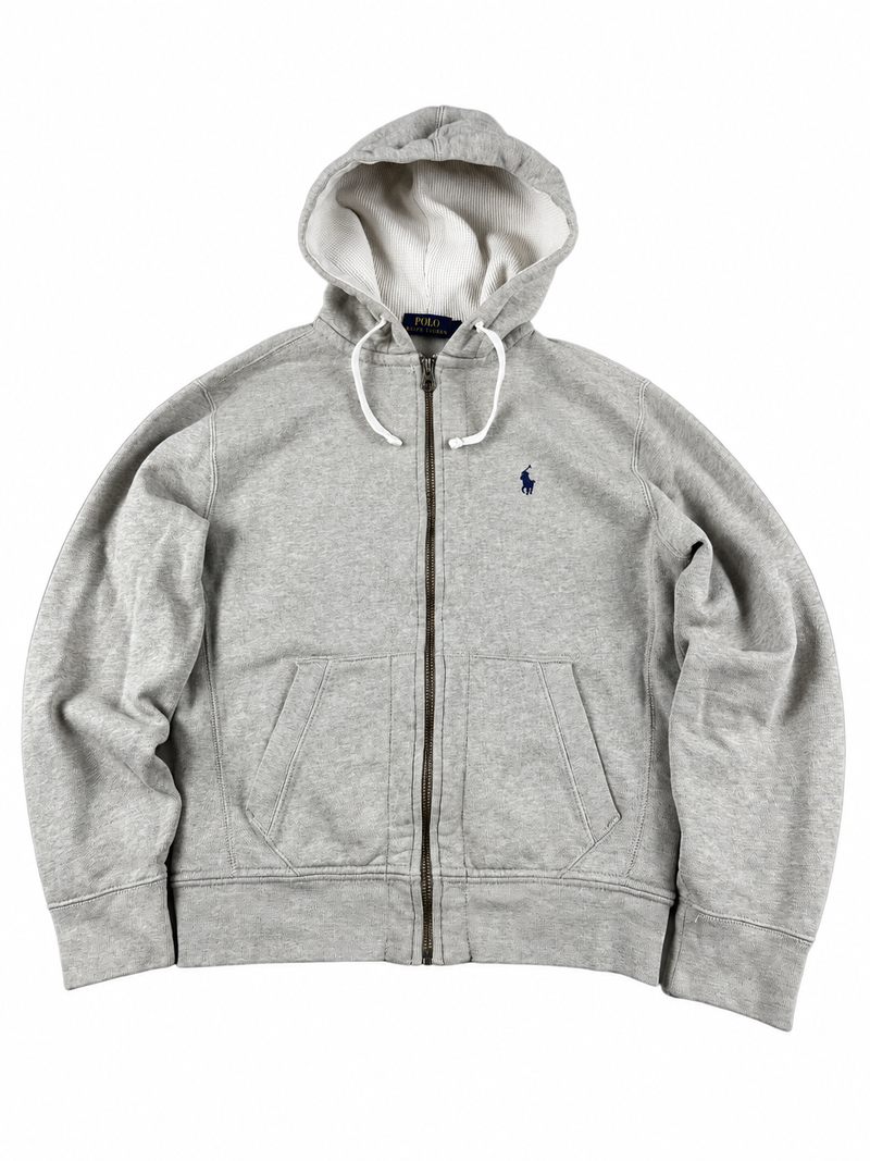 Sweat à capuche Ralph Lauren vintage des années 2000 "Gris" (S)