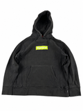 Supreme Box Logo Hooded Sweatshirt FW17 Black / Lime (M)