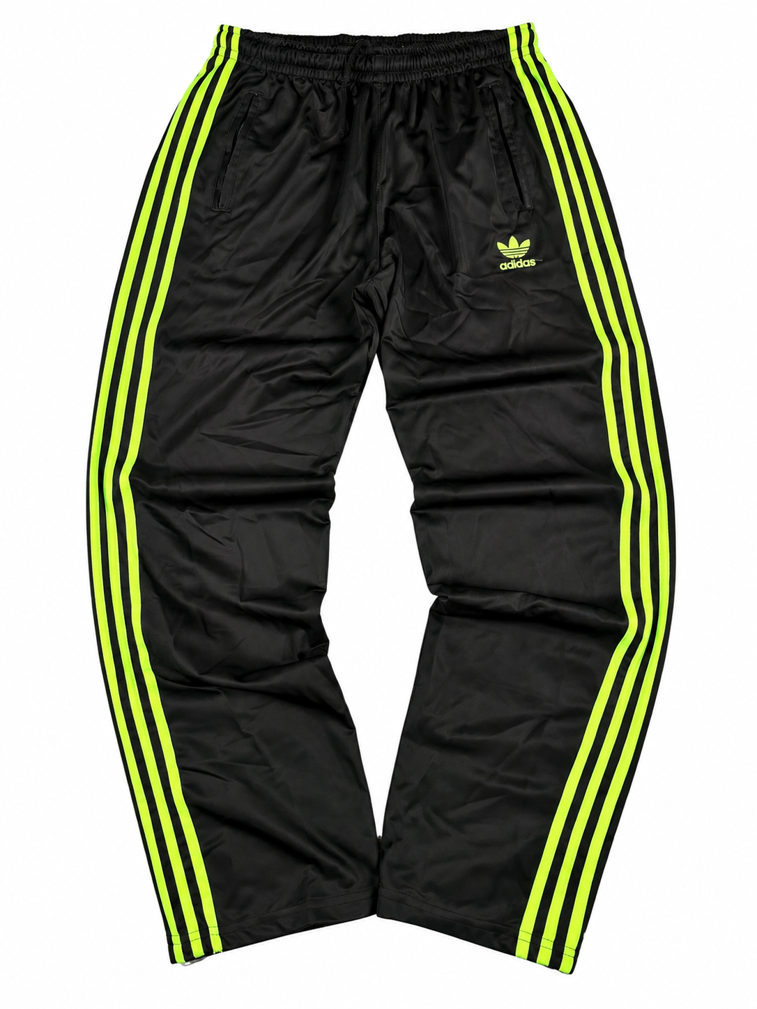 Adidas 3 Stripes Trackpant Vintage 2000s "Black/Green" (S)