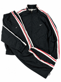 Chándal Nike vintage años 2000 "Negro/Blanco/Rojo" (XL)