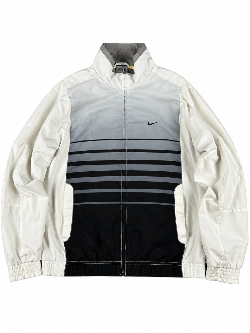Veste de survêtement Nike vintage années 2000 "Blanc/Noir/Gris" (S)