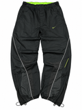 Pantalon de survêtement Nike Shox vintage des années 2000 « Noir/Vert » (S)