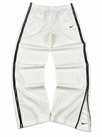 Nike Trackpant Vintage 2000s "White/Black" (S)
