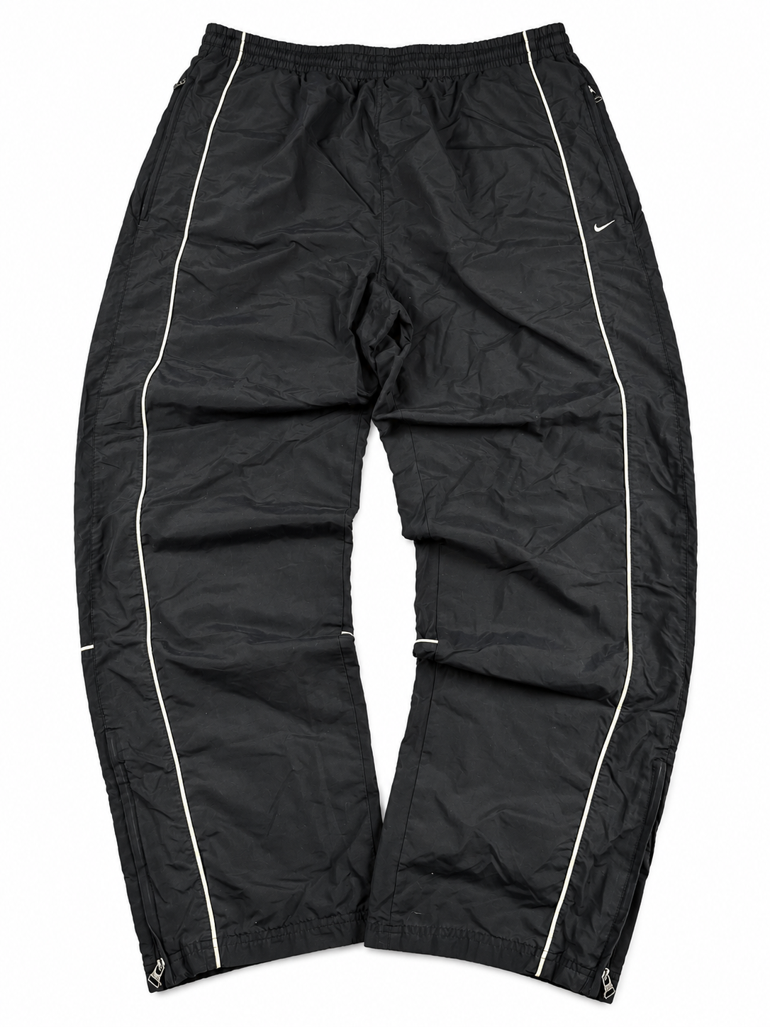 Pantalón de chándal Nike vintage años 2000 "Gris/Blanco" (XXL)