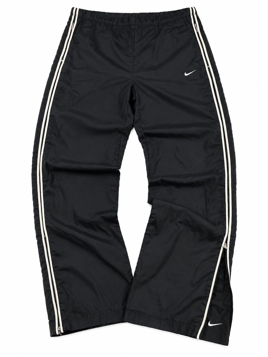 Nike Trackpant Rare Vintage 2000s "Black/White" (M)