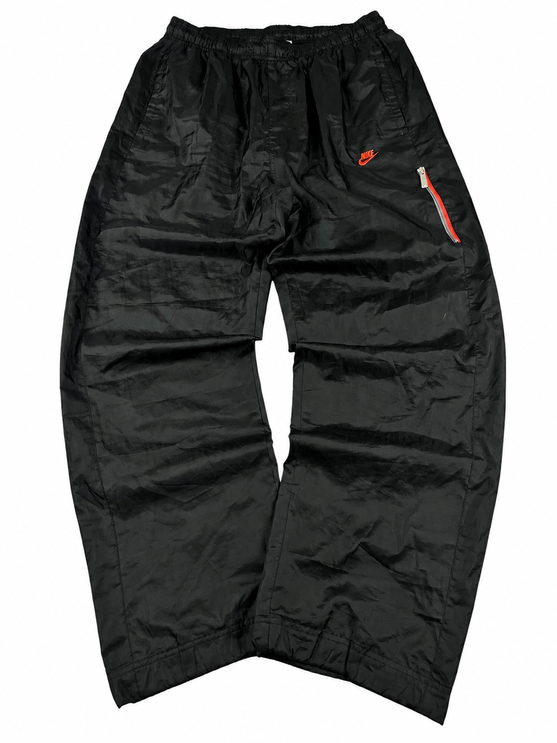 Pantalón deportivo Nike vintage Y2K años 2000 "Negro/Rojo" (XL)