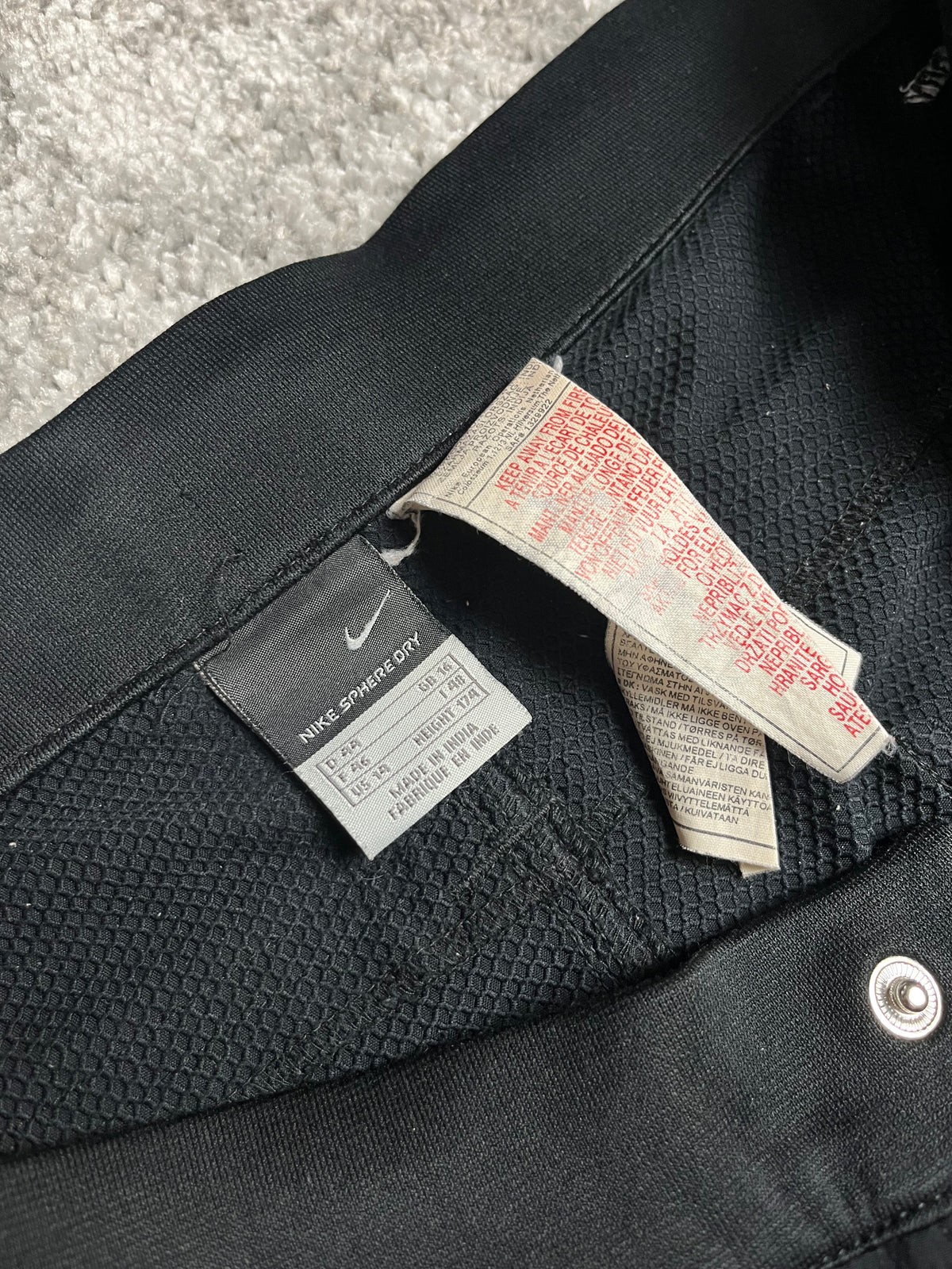 Pantalón de chándal Nike vintage años 2000 negro (L)