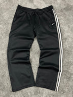 Pantalón de Chandal Nike Vintage 2000s Negro/Gris/Blanco (L)