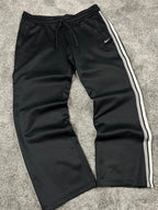 Pantalón de Chandal Nike Vintage 2000s Negro/Gris/Blanco (L)