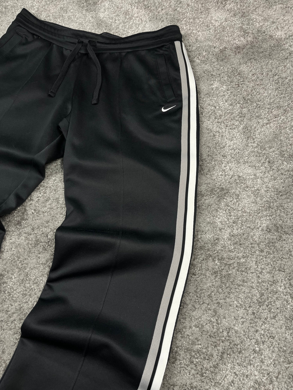 Nike Trackpant Vintage 2000s Black/Grey/White (L)