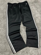 Pantalón de Chandal Nike Vintage 2000s Negro/Gris/Blanco (L)