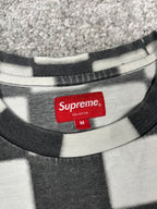Supreme Small Box Tee Checkerboard SS20 2020 – Camiseta Vintage Negra y Blanca (M)