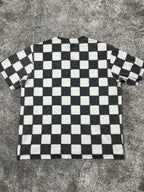 Supreme Small Box Tee Checkerboard SS20 2020 – Camiseta Vintage Negra y Blanca (M)
