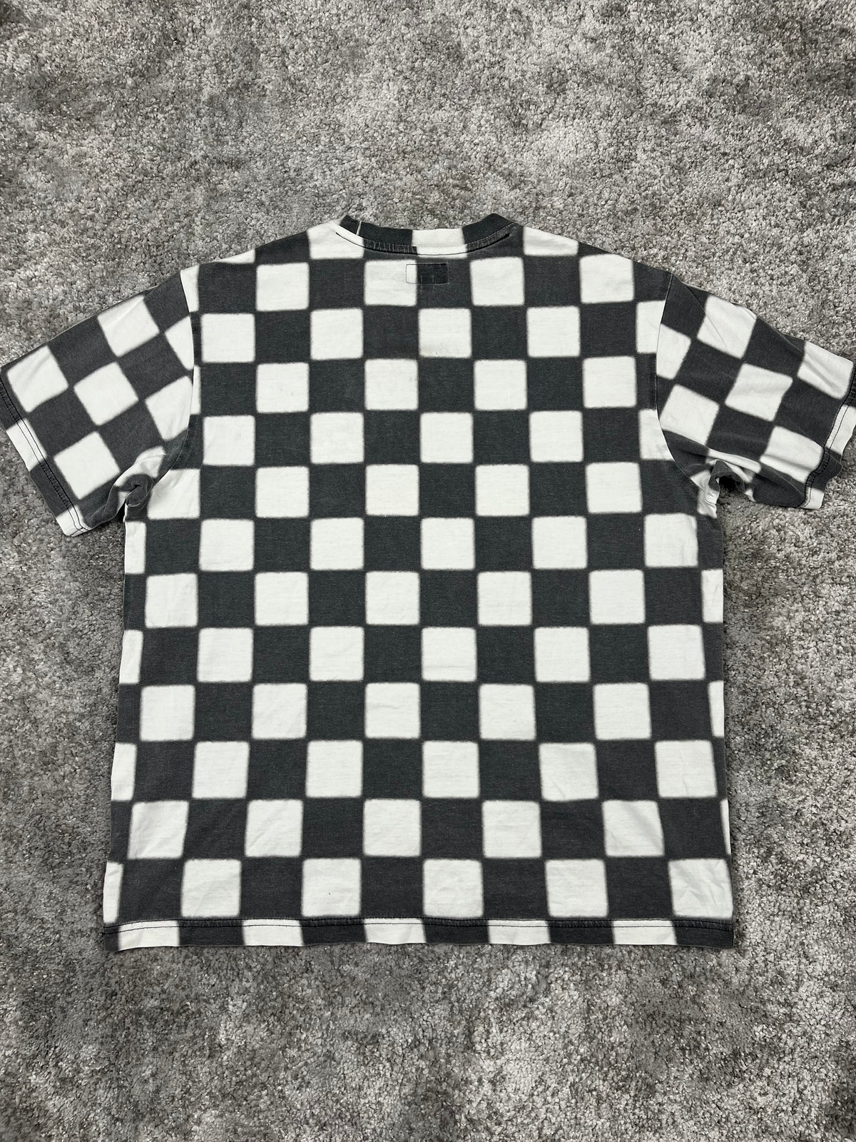 Supreme Small Box Tee Checkerboard SS20 2020 – Camiseta Vintage Negra y Blanca (M)