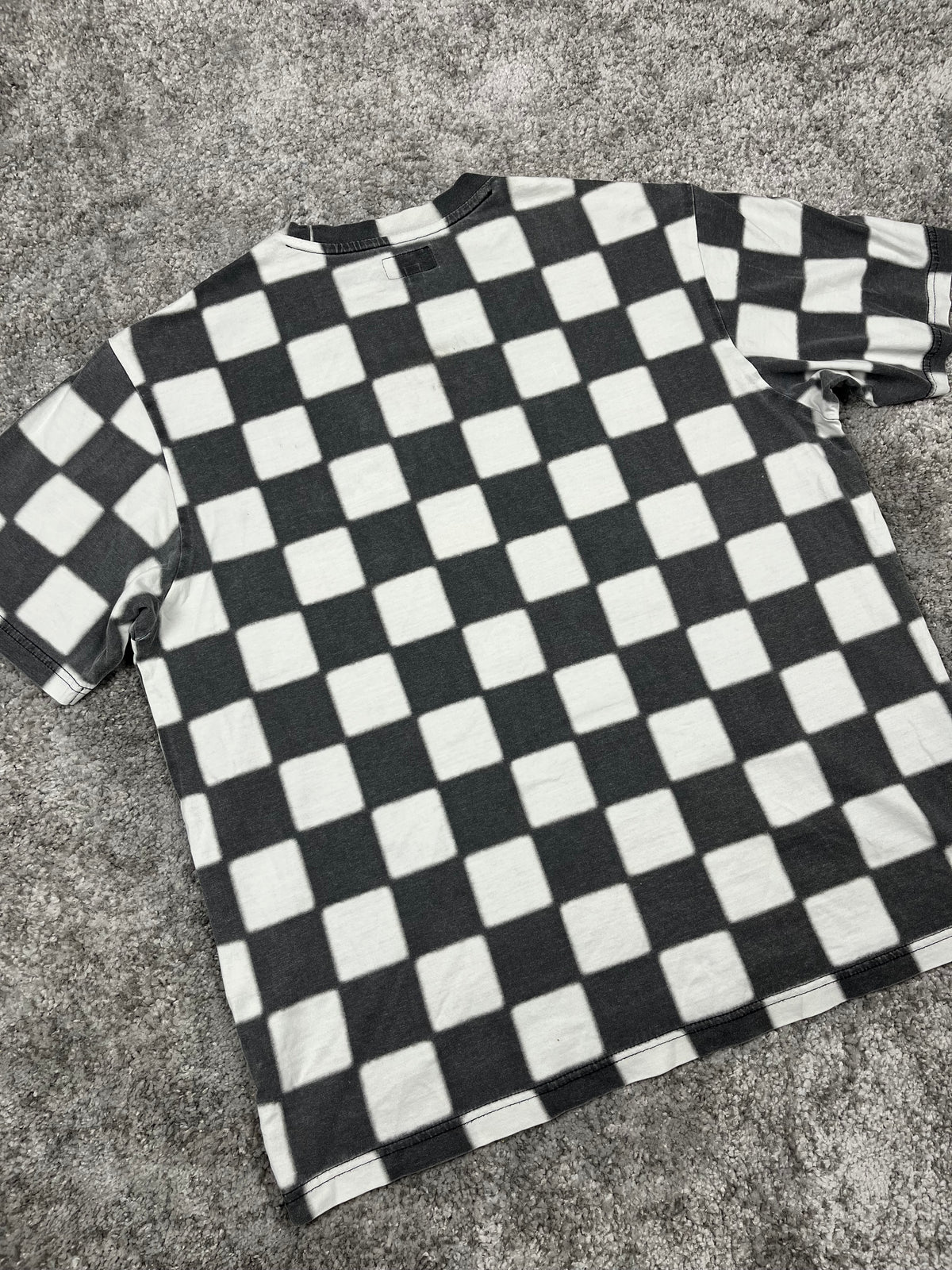 Supreme Small Box Tee Checkerboard SS20 2020 – Camiseta Vintage Negra y Blanca (M)
