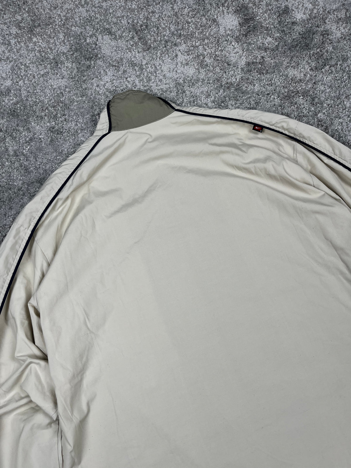 Survêtement Nike vintage années 2000 "Beige/Marine" (XL)