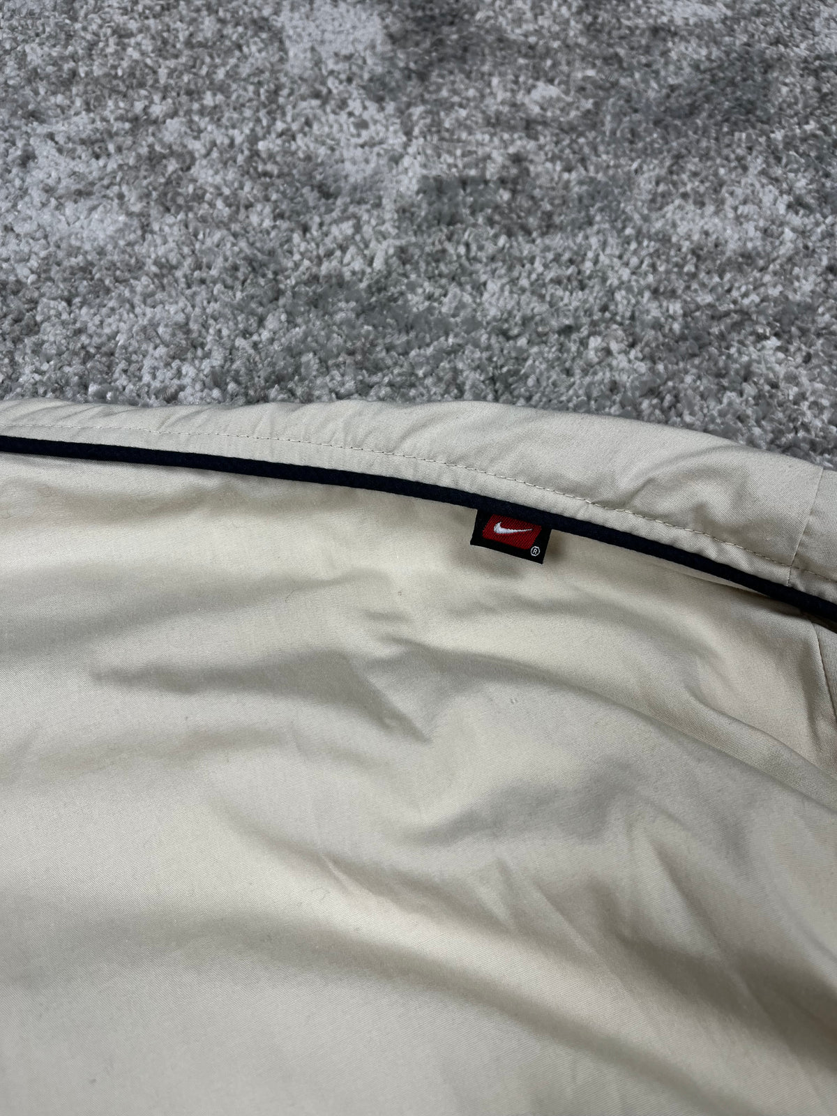 Survêtement Nike vintage années 2000 "Beige/Marine" (XL)