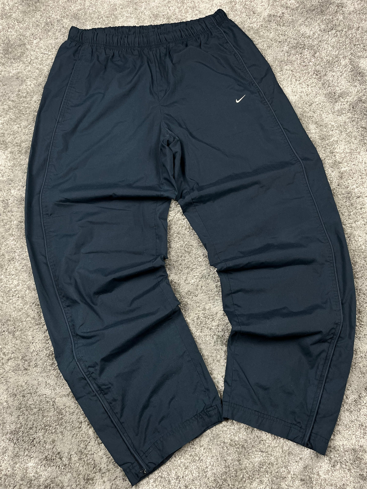 Survêtement Nike vintage années 2000 "Beige/Marine" (XL)
