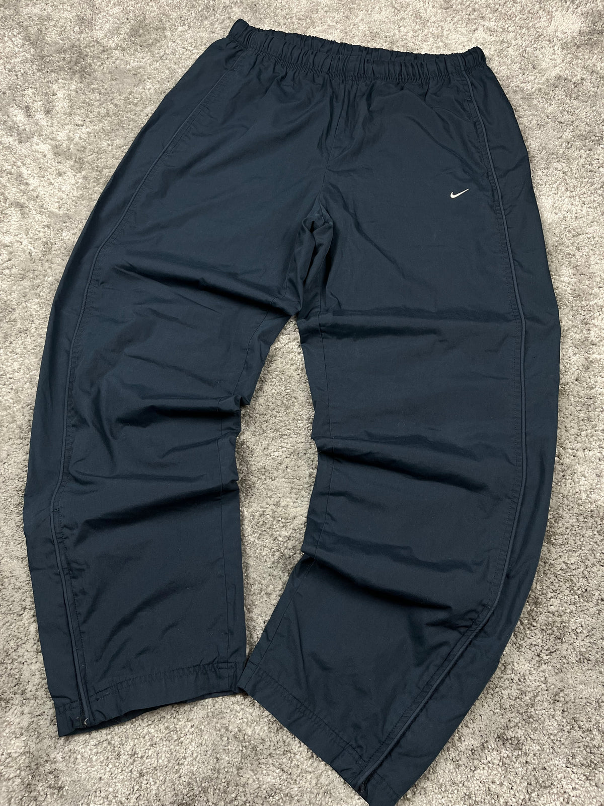 Survêtement Nike vintage années 2000 "Beige/Marine" (XL)