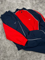 Nike Tracksuit Vintage 2000s "Navy/Red" (S)