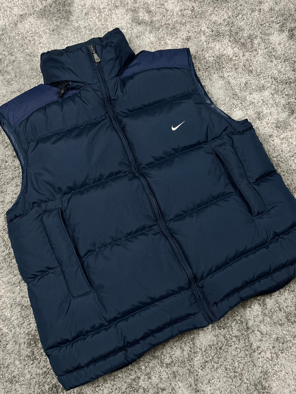 Nike Puffer Vest Vintage 2000s "Navy/Blue" (L)