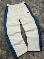 Nike Trackpant Rare Vintage 2000s "White/Blue" (L)