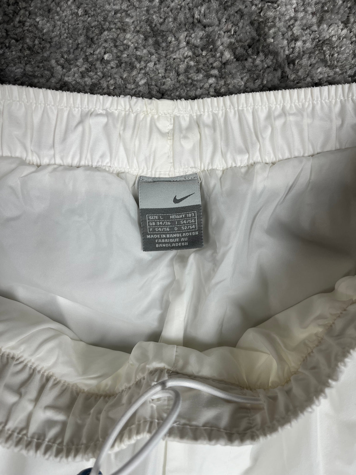 Nike Trackpant Rare Vintage 2000s "White/Blue" (L)