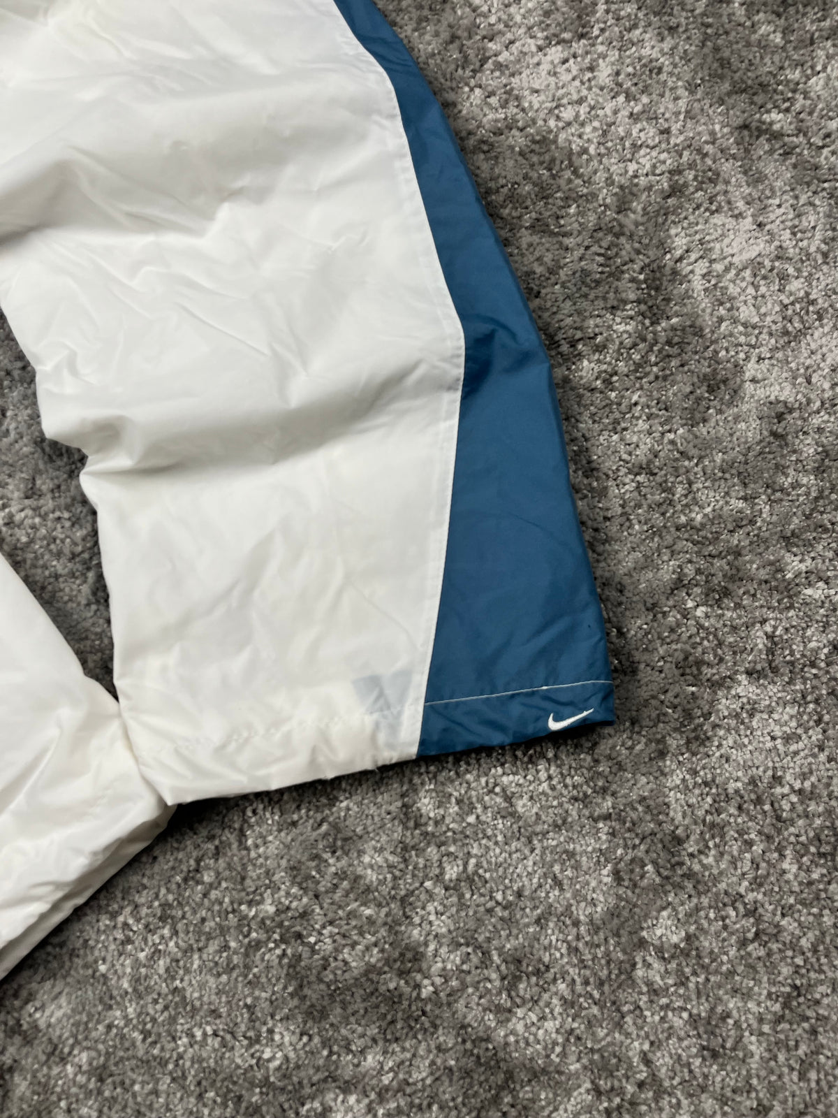 Nike Trackpant Rare Vintage 2000s "White/Blue" (L)