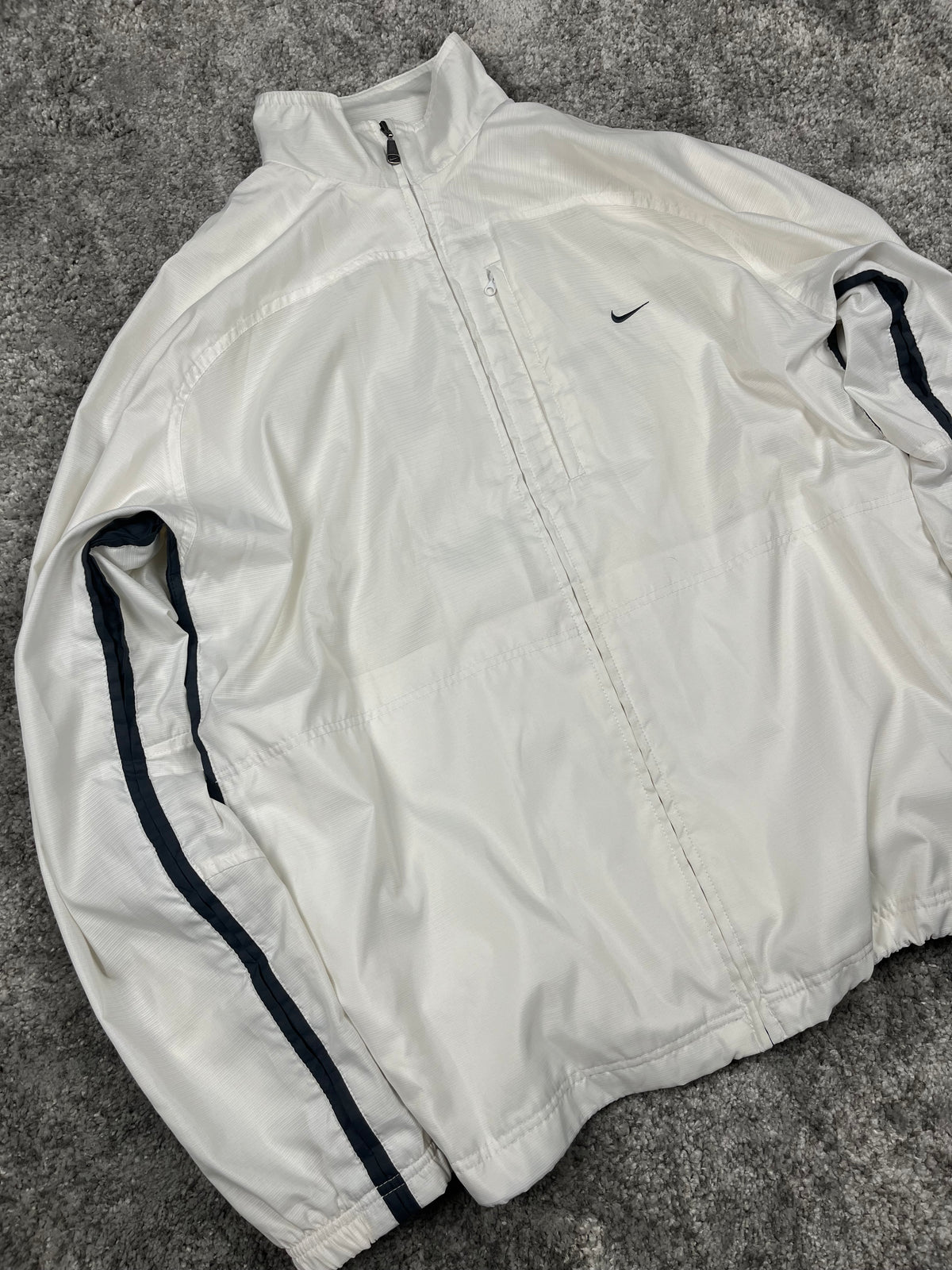 Nike TrackJacket Vintage 2000s "White/Black" (L)