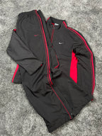 Nike Tracksuit Vintage 2000s "Gray/Red" (M)