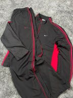 Nike Tracksuit Vintage 2000s "Gray/Red" (M)
