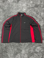Nike Tracksuit Vintage 2000s "Gray/Red" (M)