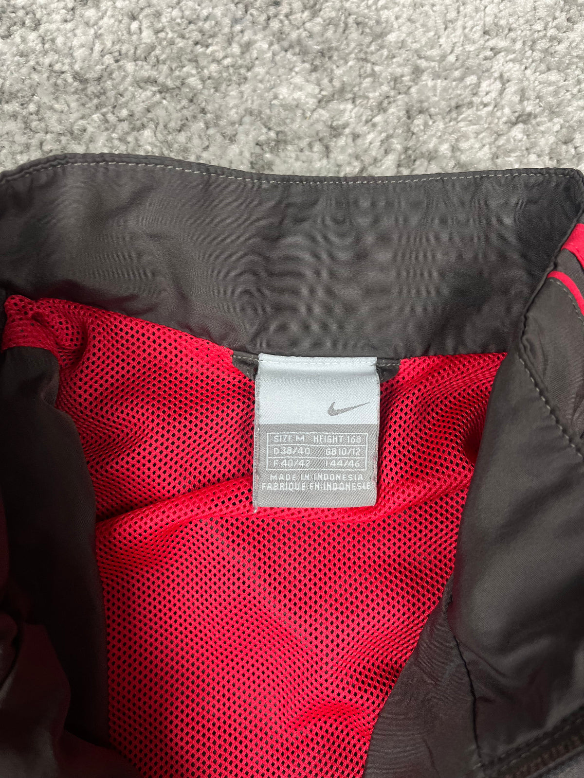Nike Tracksuit Vintage 2000s "Gray/Red" (M)
