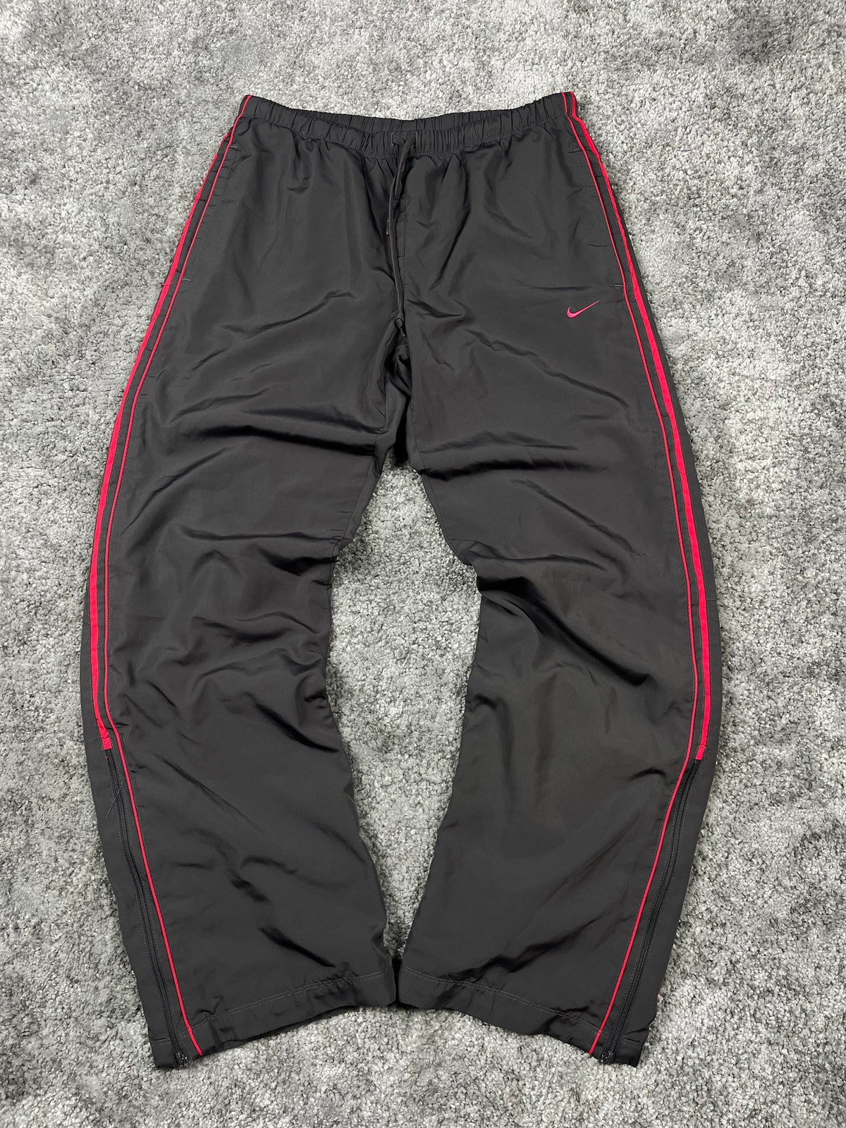 Nike Tracksuit Vintage 2000s "Gray/Red" (M)