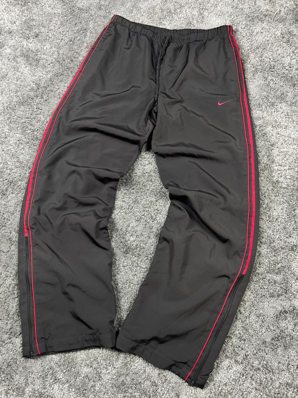 Nike Tracksuit Vintage 2000s "Gray/Red" (M)
