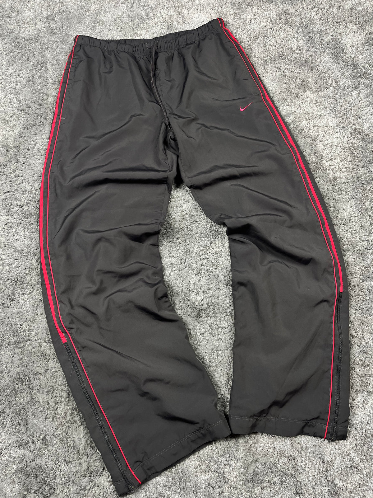 Nike Tracksuit Vintage 2000s "Gray/Red" (M)