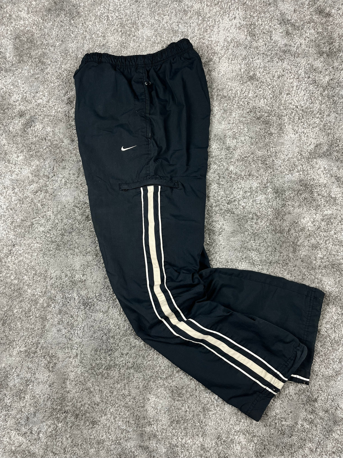 Nike Trackpant Vintage 2000s "Navy/Beig" (M)